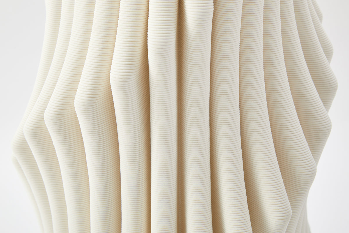 Plume Vase Ivory