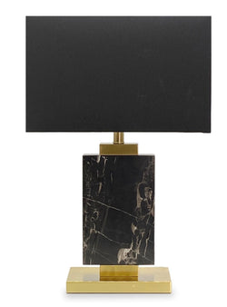 Ritz Black Marble Table Lamp