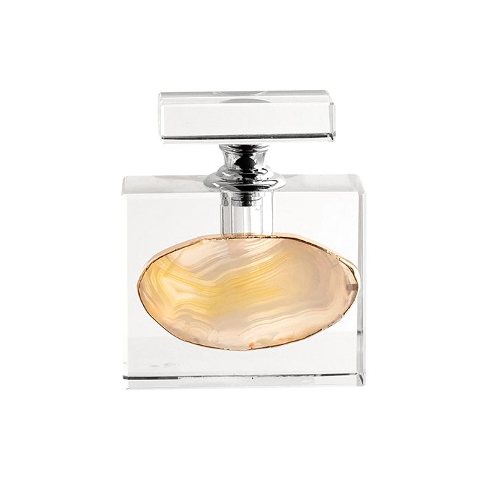 Amber Gemstone Perfume Bottle