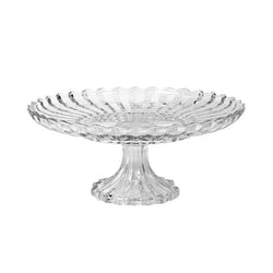 Ribbed Pedestal Plate/Cake Stand
