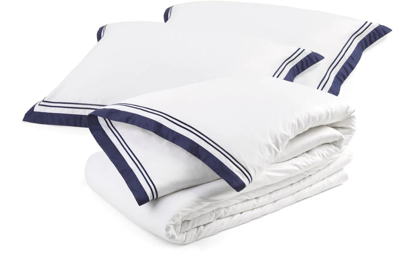 Manhattan Navy Duvet Cover Set